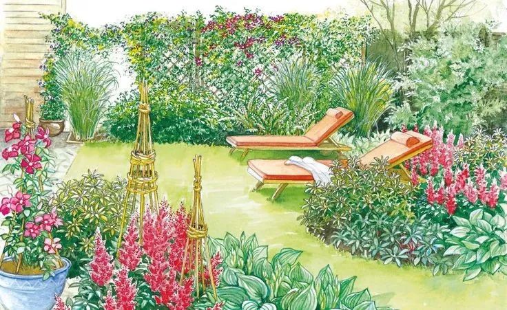 好看的小花园设计图片,好看的小花园图