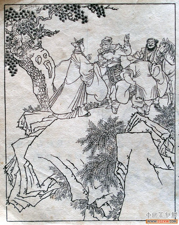 《西游记》之三打白骨精背景图,西游记三打白骨精文字版图文