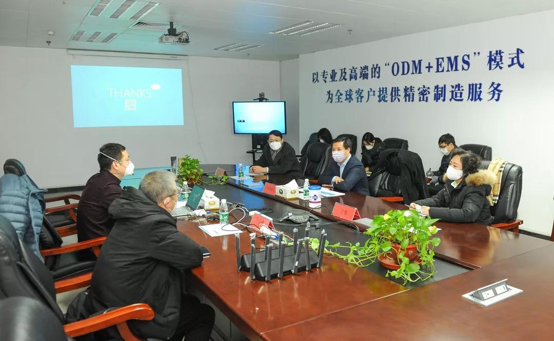 领导调研疫情防控与复工复产工作,开发区企业疫情防控工作会议