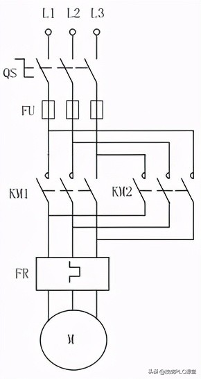 用定时开关控制三相电机正反转,自动定时正反转电机控制器