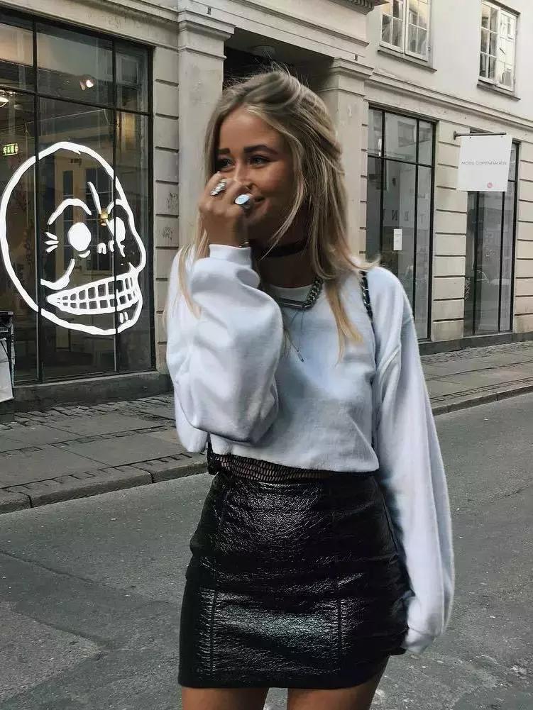 温度低穿的衣服,冬天穿宽松的卫衣怎么搭配