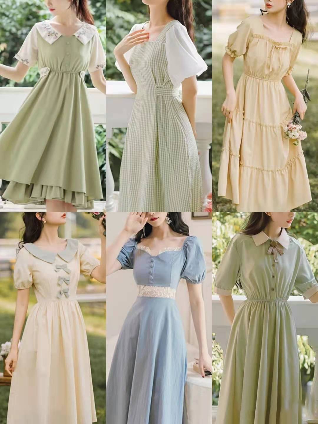 小个子夏季连衣裙穿搭博主,158小个子穿85衣长的连衣裙适合吗
