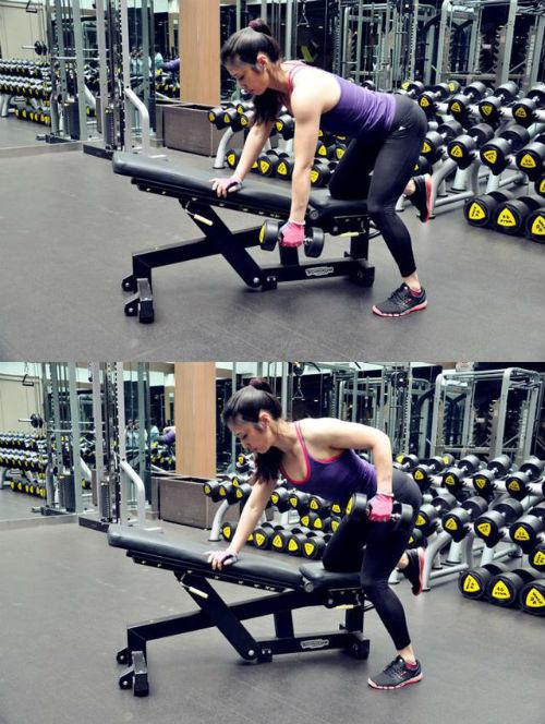 女生哑铃训练动作大全,哑铃减肥动作女生