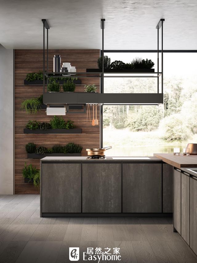 长方形厨房餐厨一体,餐厨一体u型厨房