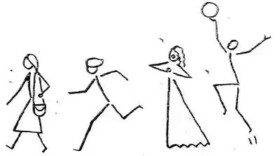 简笔画人物绘画教程可爱,简笔人物创意画幼儿