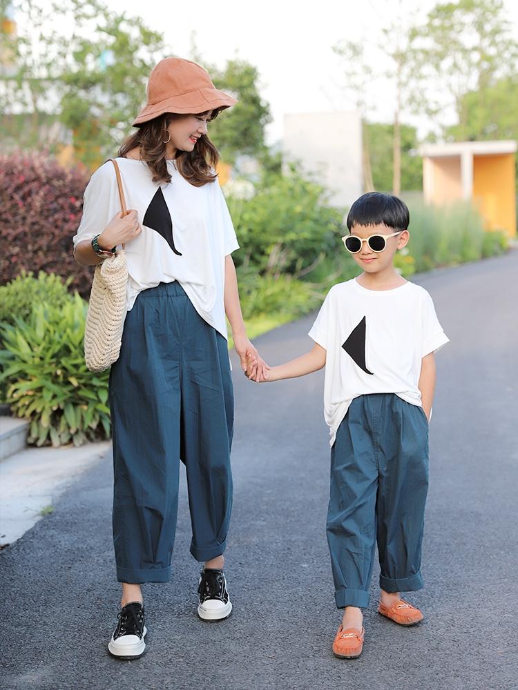 流行穿搭亲子装,小个子胖妈妈汉服亲子装