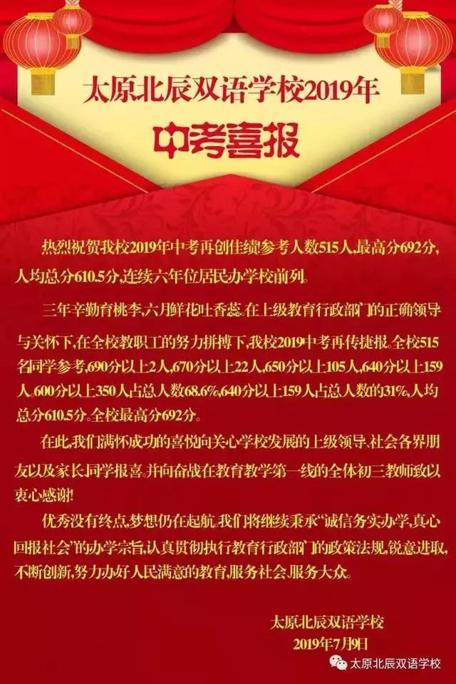 太原市初中学校中考成绩排名,太原初中哪个学校比较好