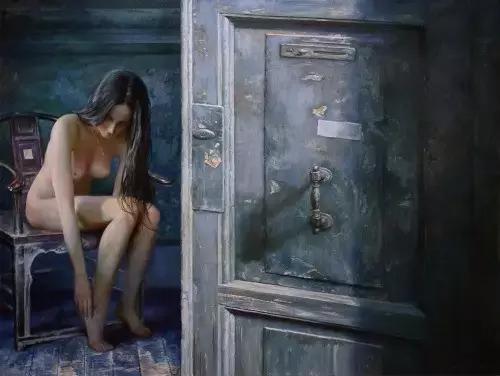 他画笔下的青春美少女人体艺术，风靡全球