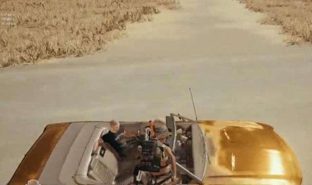 沙漠地图的黄金跑车怎么没了,绝地求生沙漠地图黄金肌肉跑车