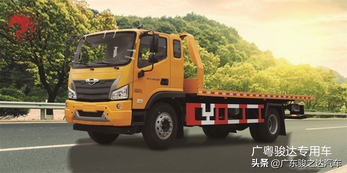 蓝牌平板清障车价钱,选购指南一拖二平板清障车费用