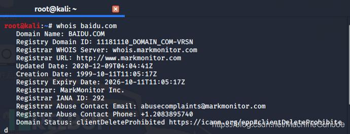 渗透测试入门学习之信息收集篇