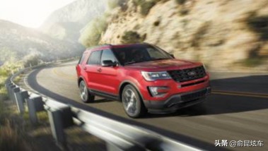 全新大七座suv福特探险者,帅气十足的性能轿跑suv