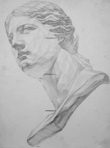 素描石膏像写生方法说课,素描石膏像入门教程