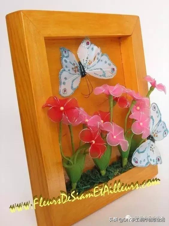 把彩色的*袜丝**套在铁圈上，最后竟然变得这么美（附教程）