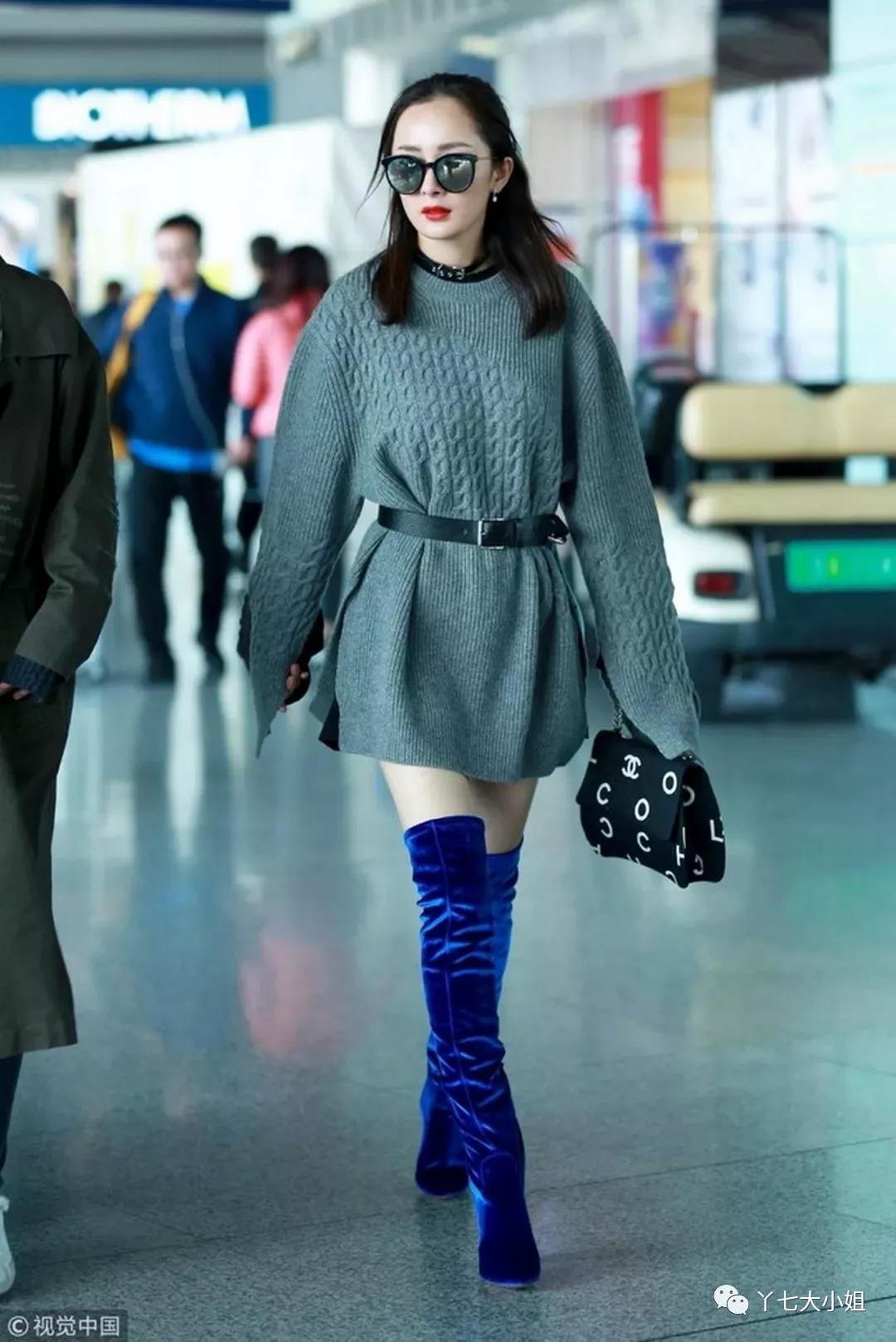 针织裙可以让你大方又得体,针织裙冬款气质减龄洋气