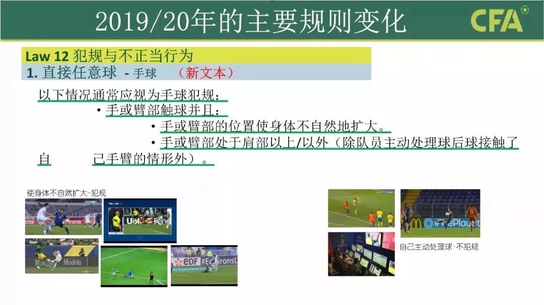 足球人墙新规,足球新规