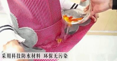 防水防油围裙好看实惠还实用,防油防水围裙一擦就干净