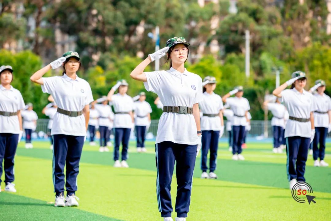 迎建党百年军训风采,青春飞扬军训