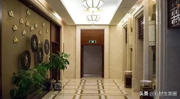 电梯门套石材图片大全,安装石材电梯门套报价