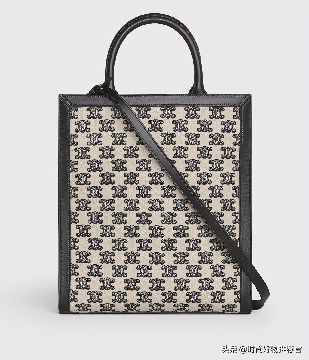 celine标志印花横款手袋,celine新款牛皮革手袋