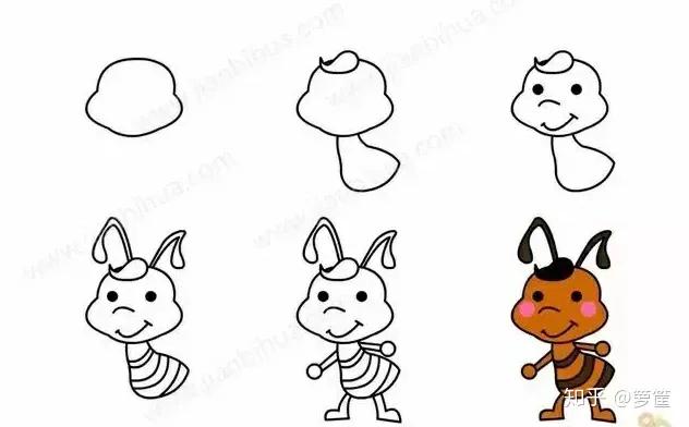 画小动物简笔画简单又漂亮,春天里的小动物怎么画简笔画