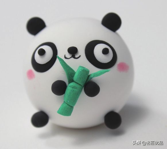 轻黏土可爱又简单的捏法,做一个简单可爱的小萌物用粘土捏