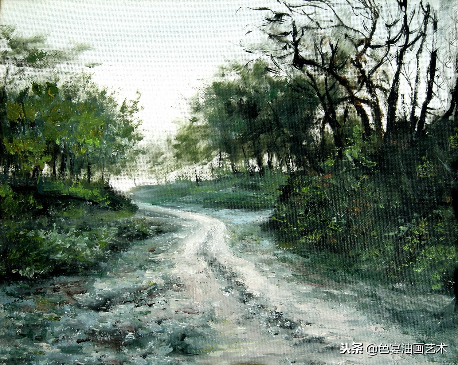 俄罗斯油画大师风景油画教程视频,油画大师油画风景创作教学视频