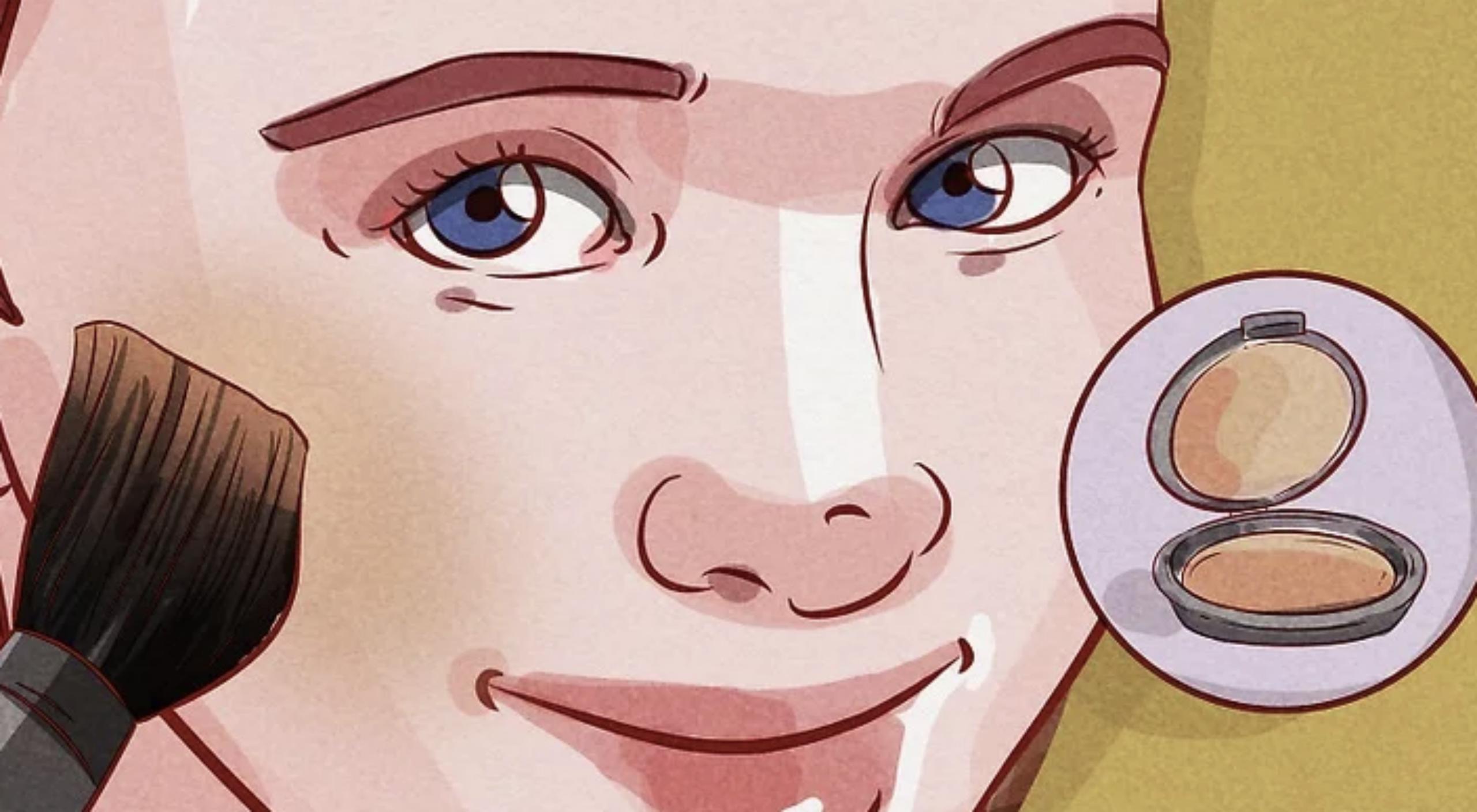 如何画出变化很大的妆容,如何画出老师看不出来的妆容