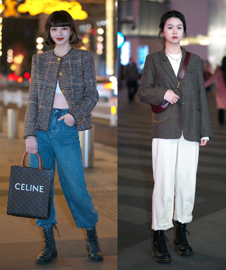 阔腿裤老爹鞋增高,阔腿裤卷边老爹鞋