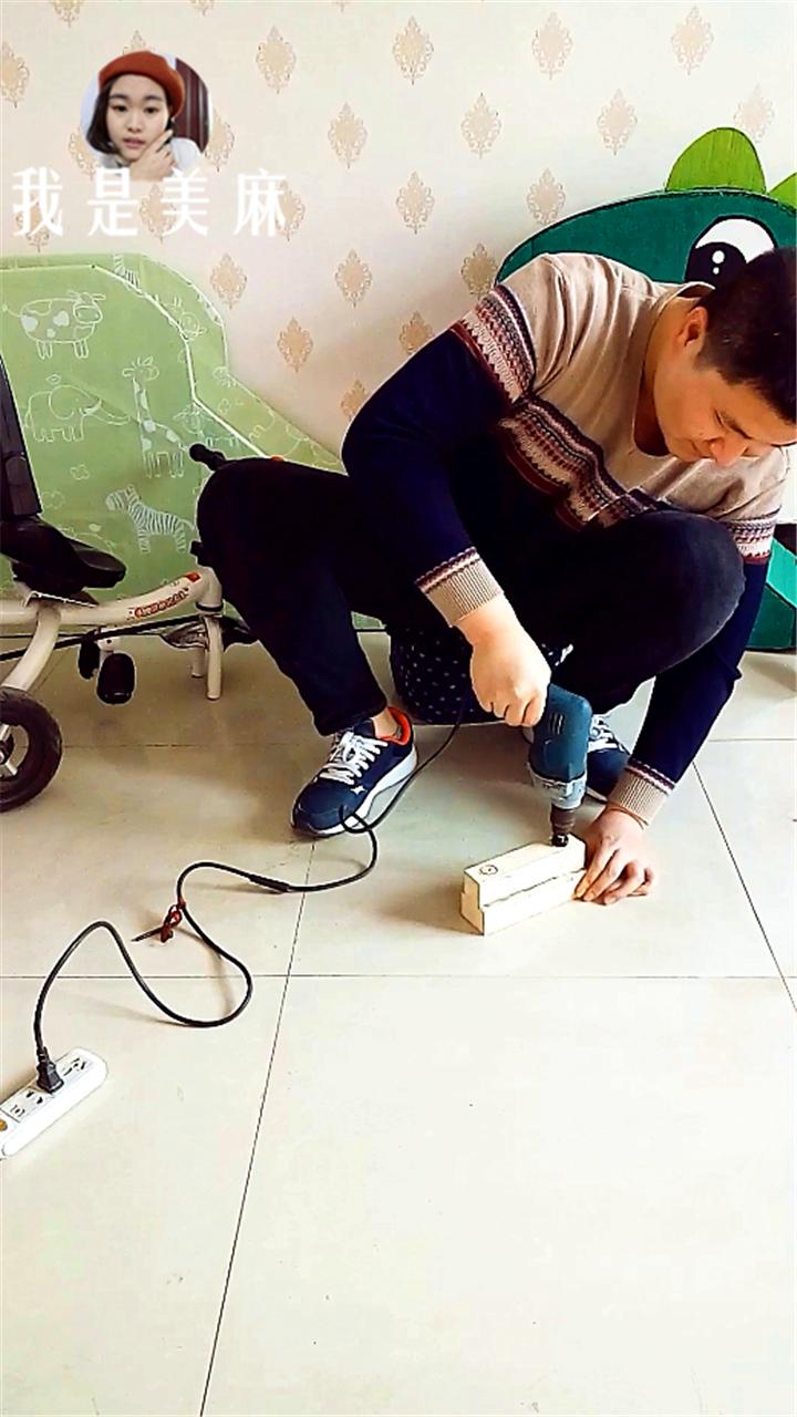 爸爸给孩子做跑车,爸爸给孩子做一辆车