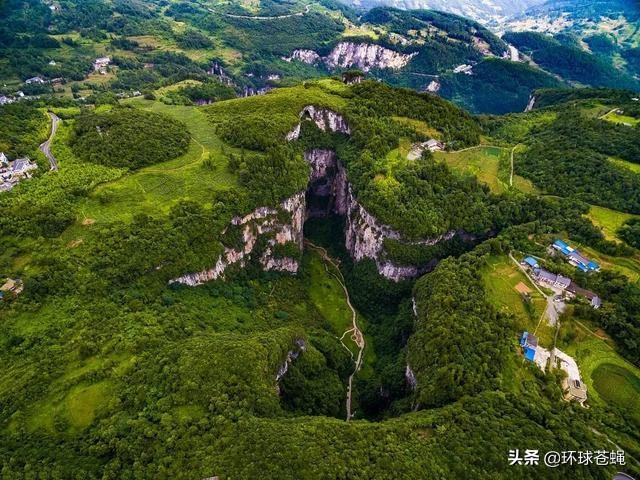 中国十大天坑汉中天坑排名,陕西汉中十大天坑群