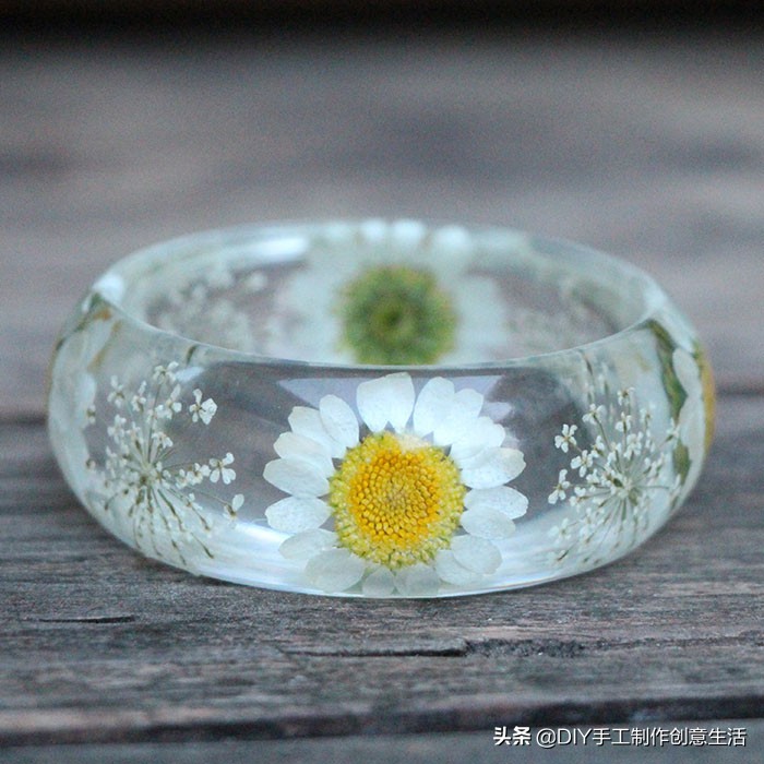 留住春天滴胶手工,怎么用真花做滴胶手工