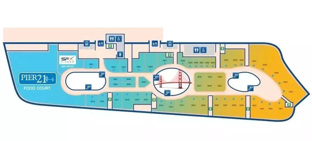 泰国大型购物中心各楼层布局,泰国的购物中心设计