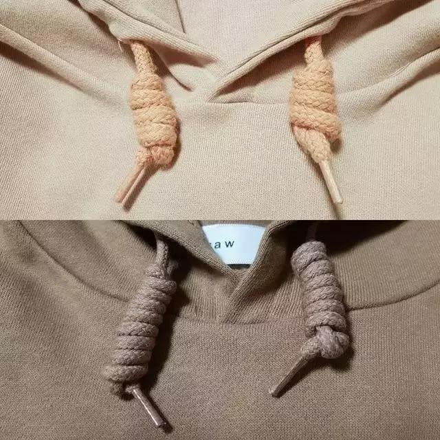 连帽卫衣胸前绳子打结,卫衣里面的绳子抽出来怎么弄回去