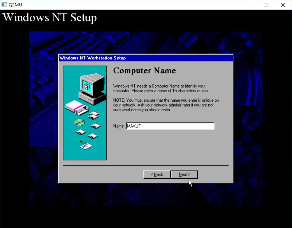 QEMU安装WINDOWSNT4.0MIPS版本