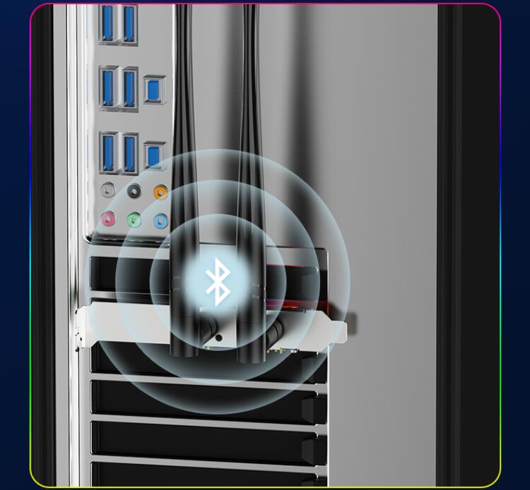 点亮RGB信仰之光9636LSwifi6无线网卡为青春喝彩