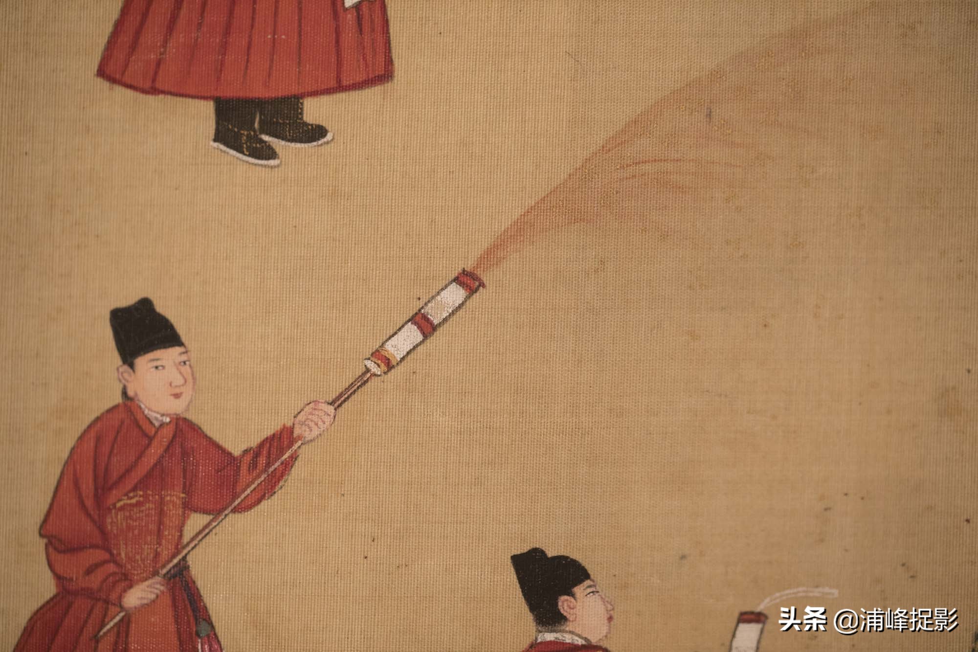 明朝皇帝出土古画,一幅明朝皇帝的古画