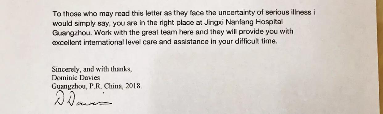 赴美治癌病人自述,在美国抗癌的经历