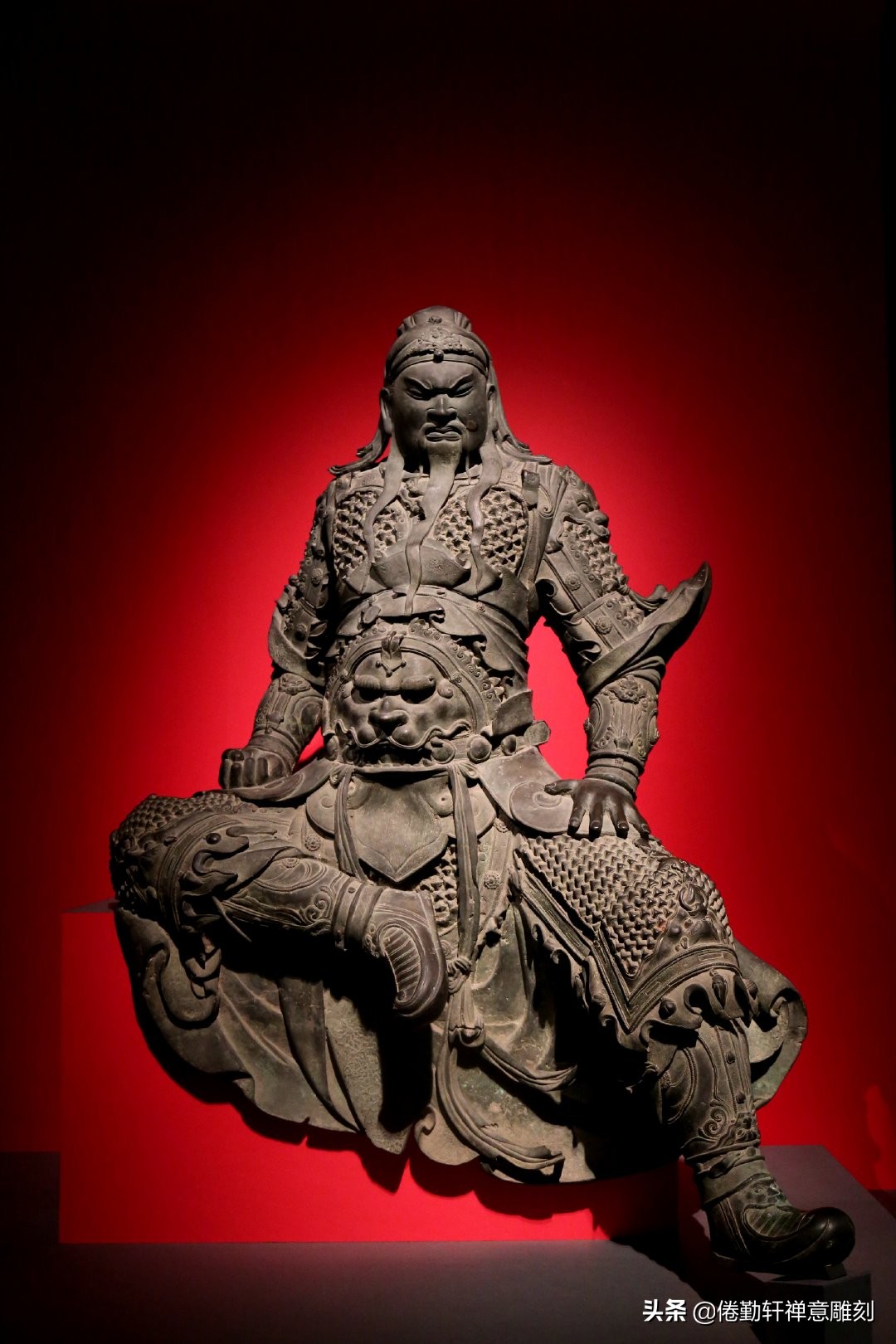 故宫博物院藏古代木关公造像视频,关公造像解说