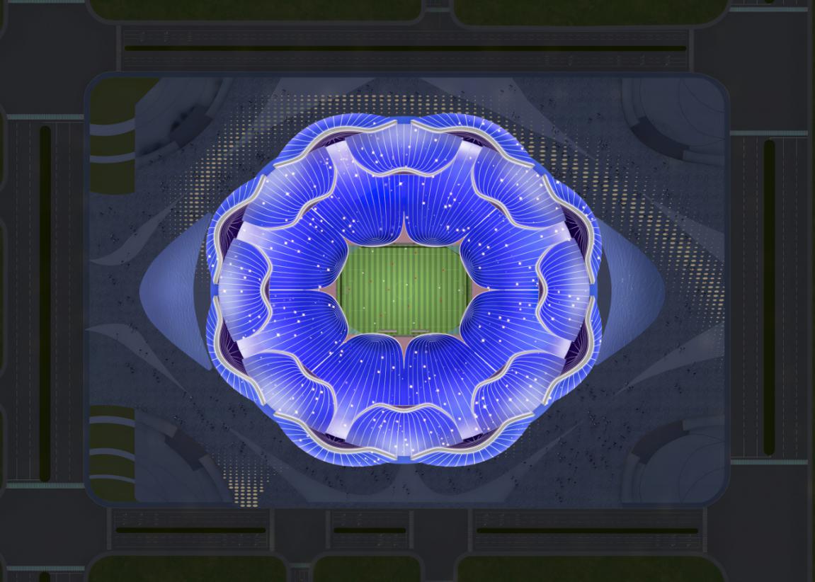 恒大新足球场完整视频,恒大超级球场