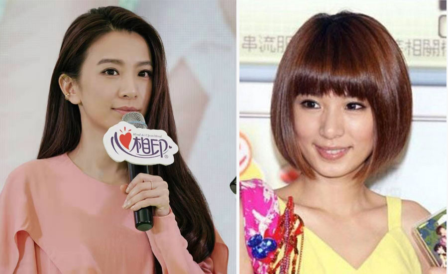 杨超越的脸型适合什么发型,杨超越八字刘海定型