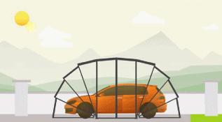 不占地方简易可折叠车库,车库怎么装修既能停车又能住人