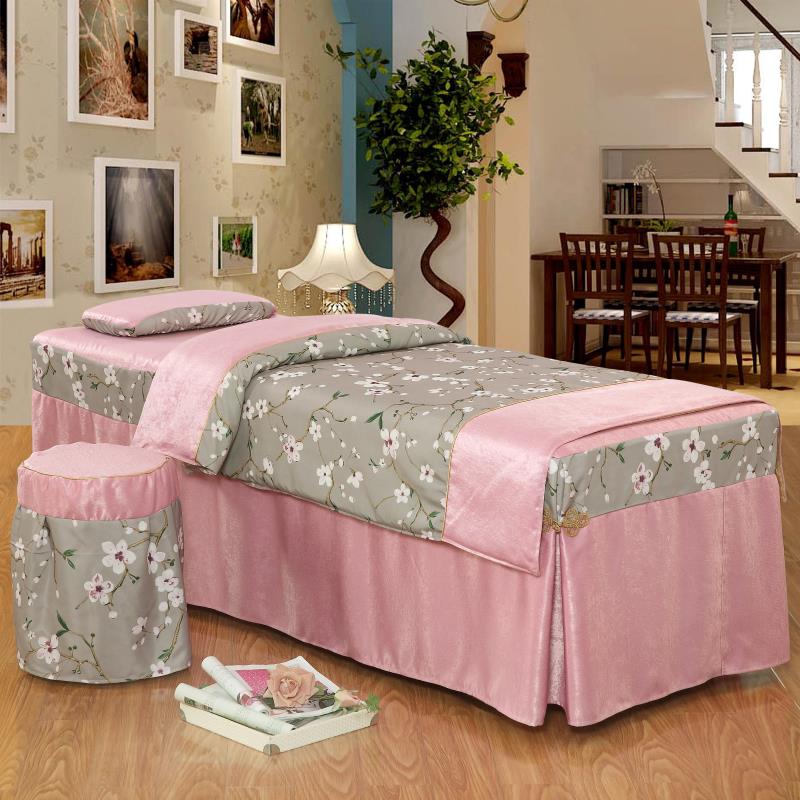 美容院床罩四件套泰式,美容院床罩最新款
