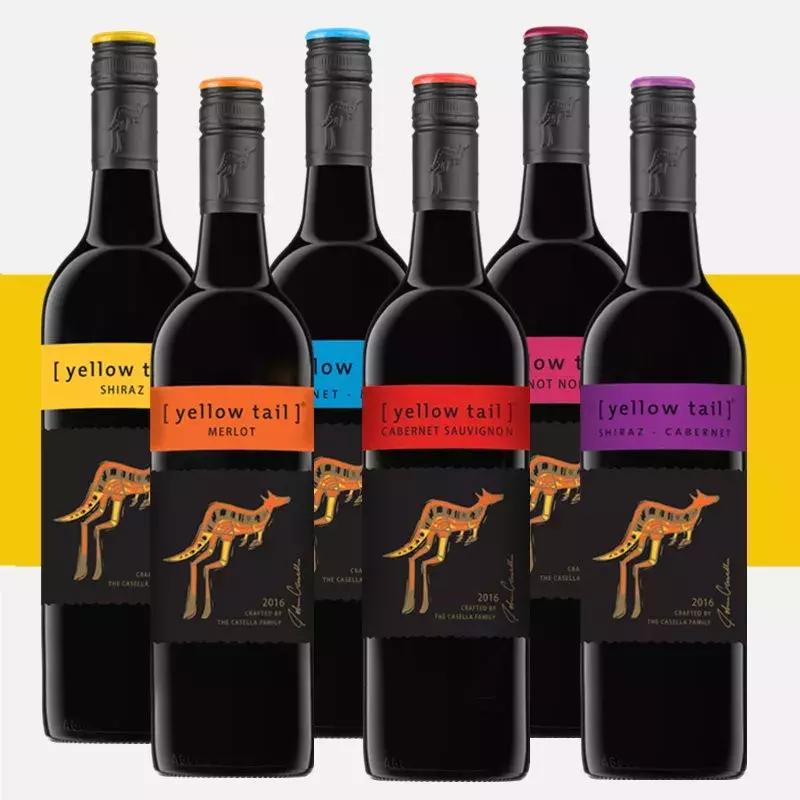 真正的纯正红酒黄尾袋鼠,亿得利黄尾袋鼠干红葡萄酒
