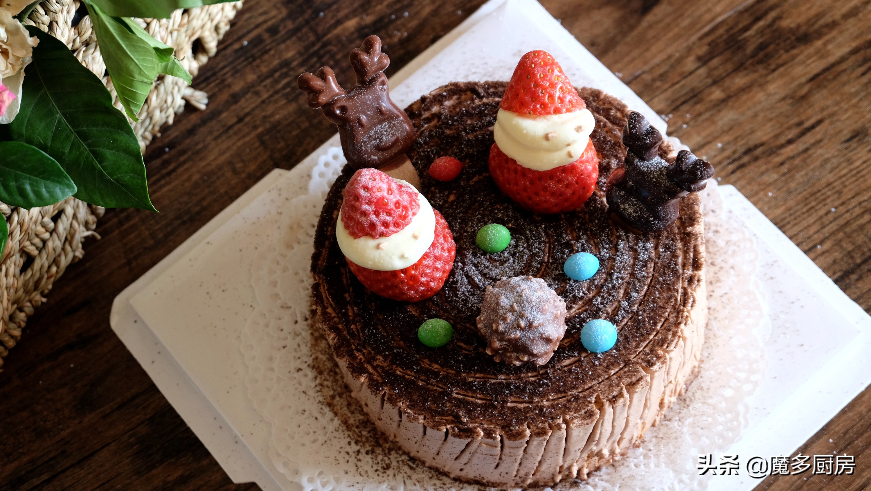 自己在家也能做的圣诞节蛋糕,自制圣诞节蛋糕