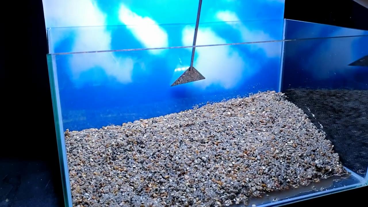 石头观赏鱼缸建造图,4块石头造景20缸