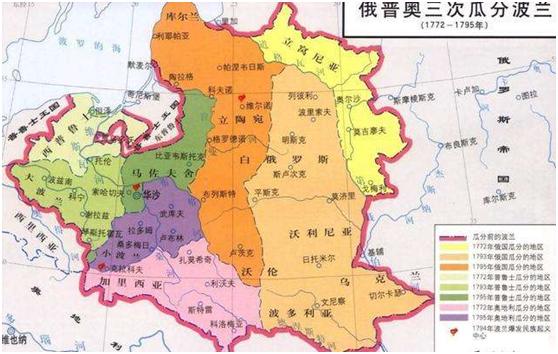 三次瓜分波兰,波兰被瓜分几次