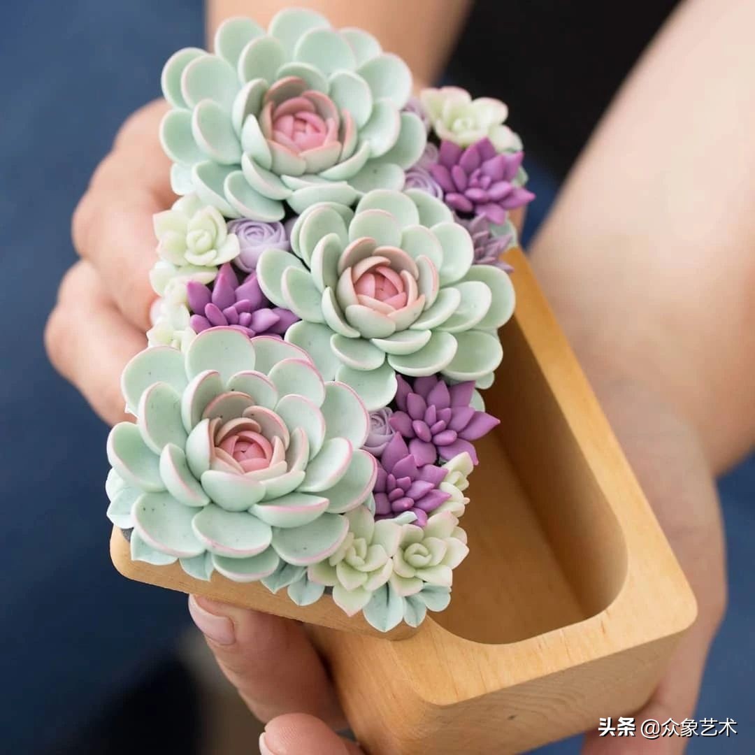 多肉软陶制作,多肉软陶制作方法