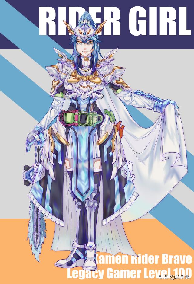 假面骑士圣刃女骑在现实中的颜值,假面骑士可爱女骑