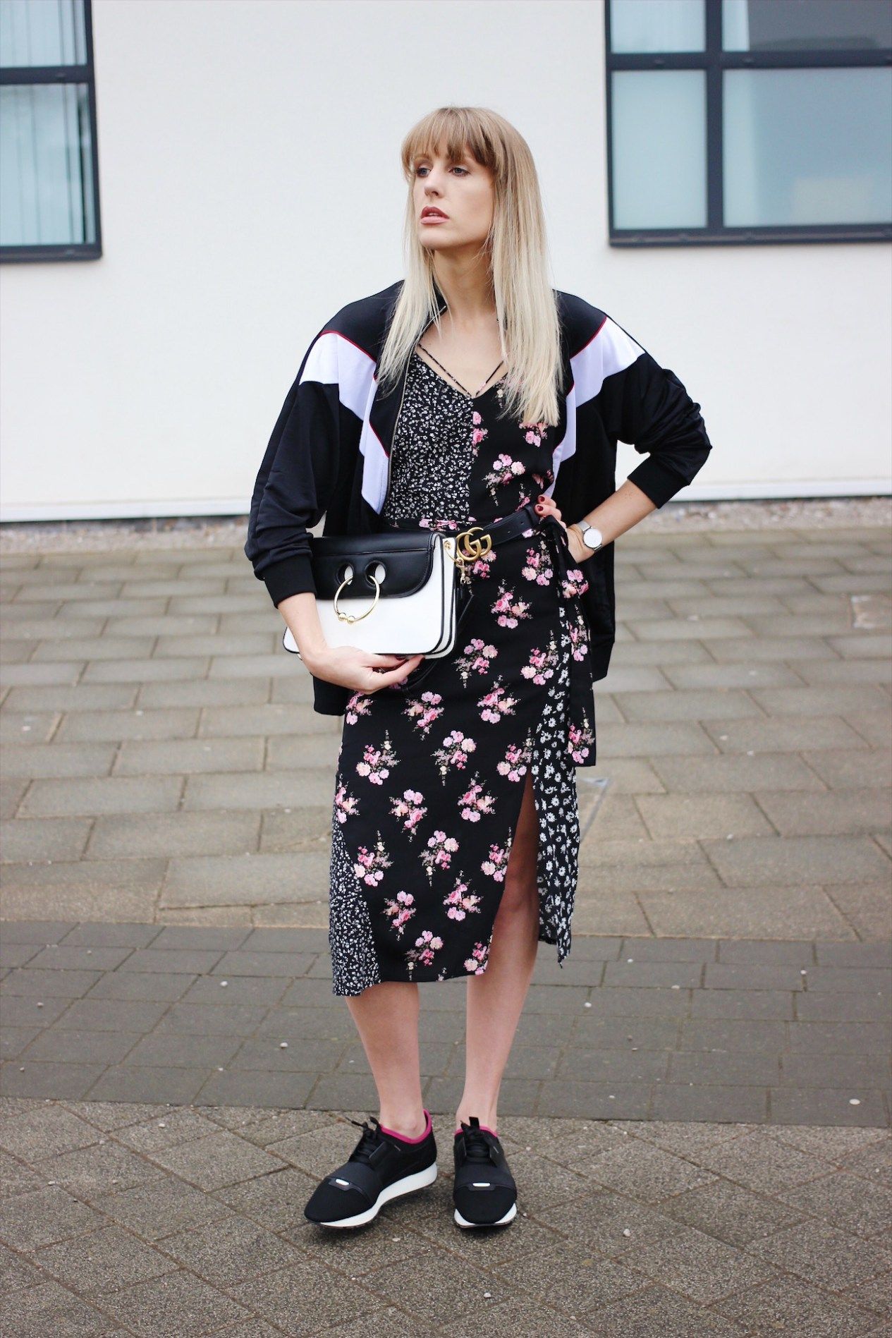 夏季碎花裙子街拍穿搭,街拍夏季裙子穿搭